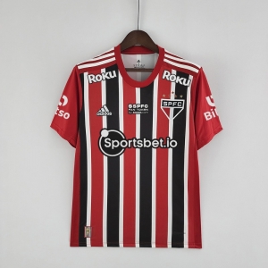 22/23 All Sponsor Sao Paulo Away Soccer Jersey