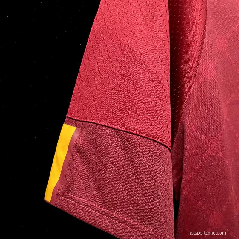 22/23 Roma Home Soccer Jersey