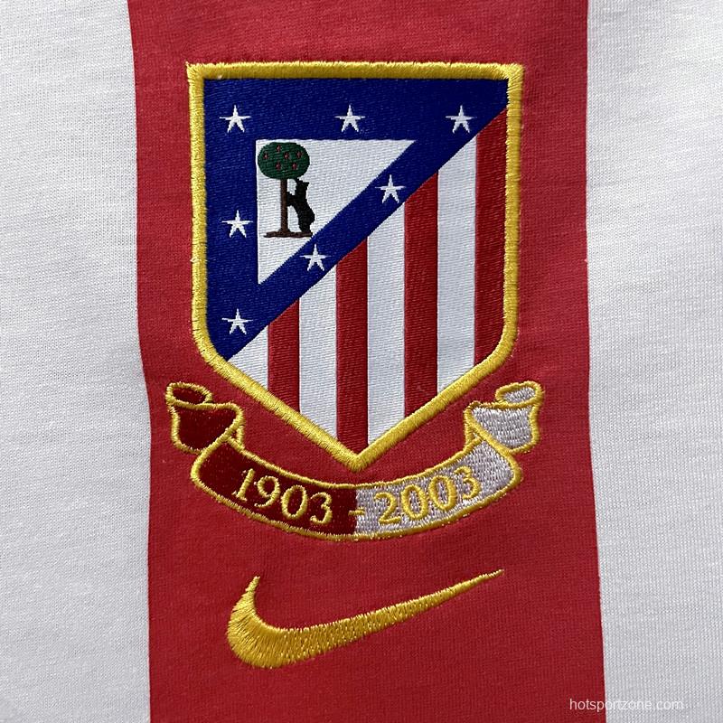 Retro 1903-2003 Atletico Madrid Centennial Edition