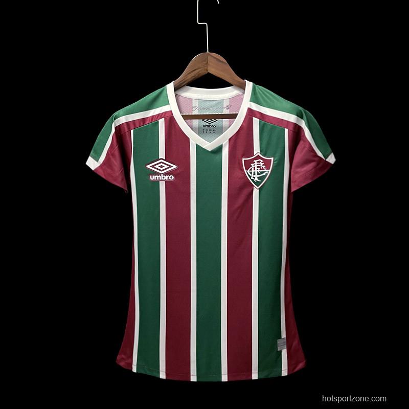 22/23 Fluminense Home Woman Soccer Jersey