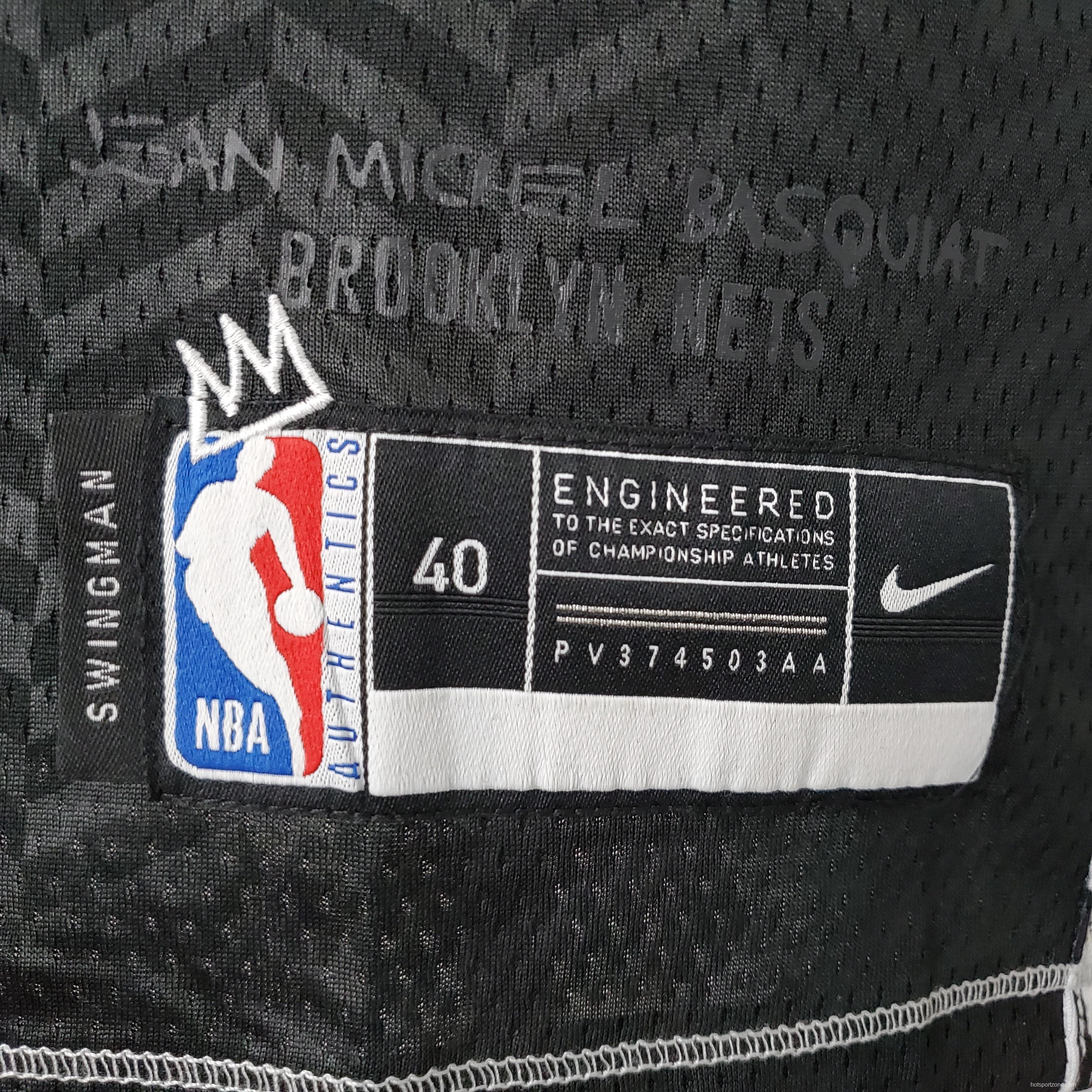 NBA Brooklyn Nets Curry #30 City Edition Black