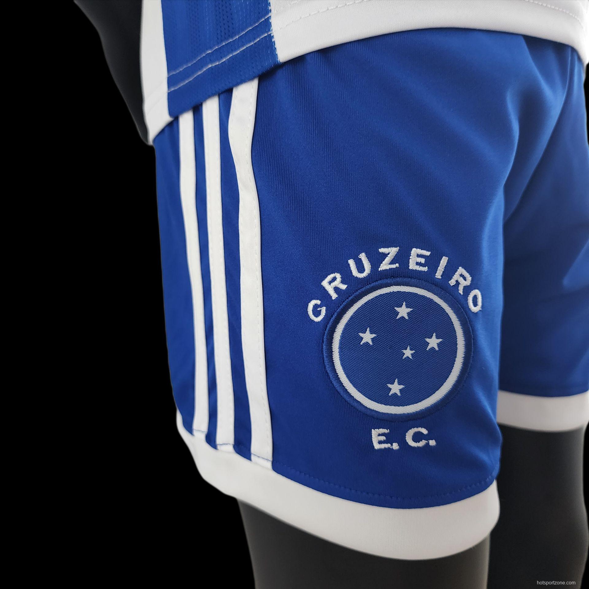 22/23 Cruzeiro Away  16-28 Soccer Jersey