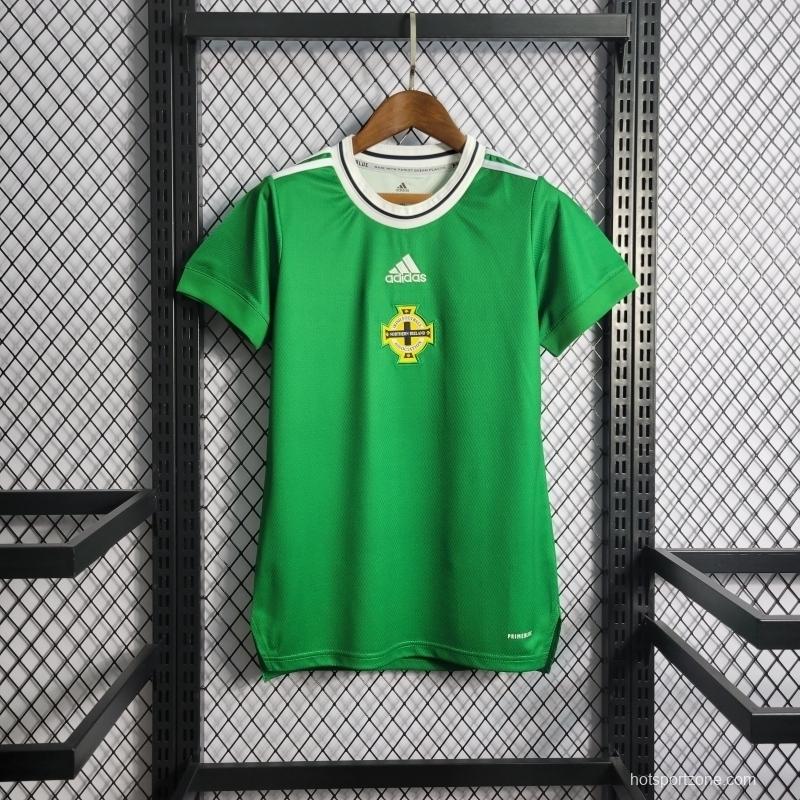 2022 Woman  Northern Ireland Home Jersey