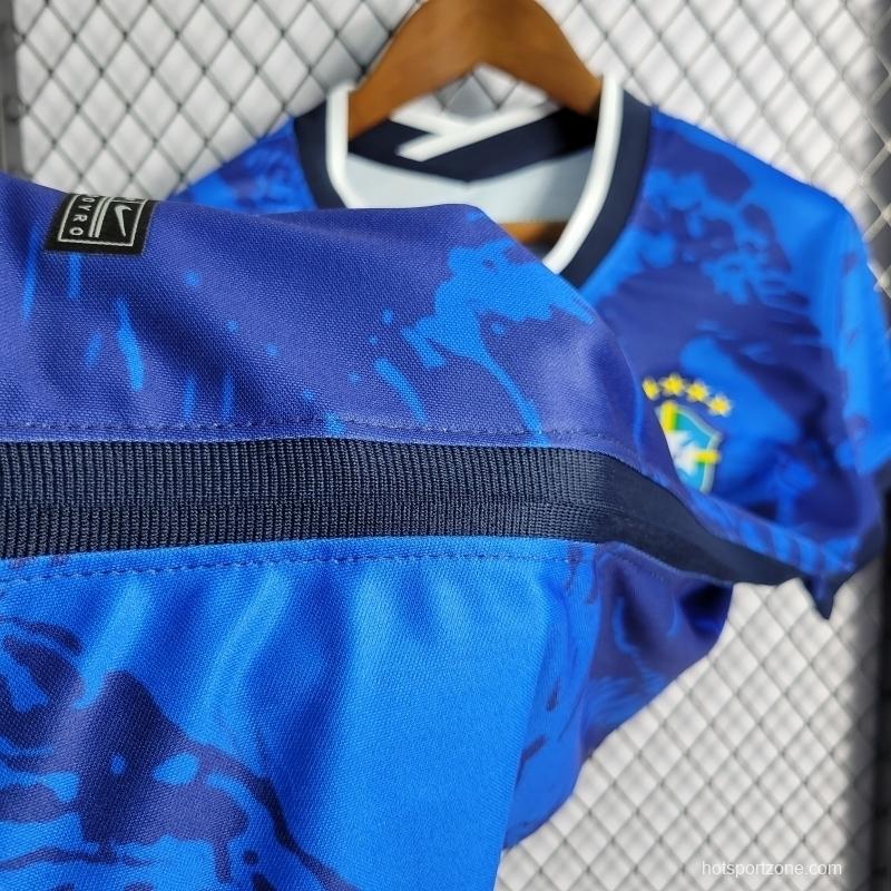 2022 Woman Brazil Blue Special Edition Jersey