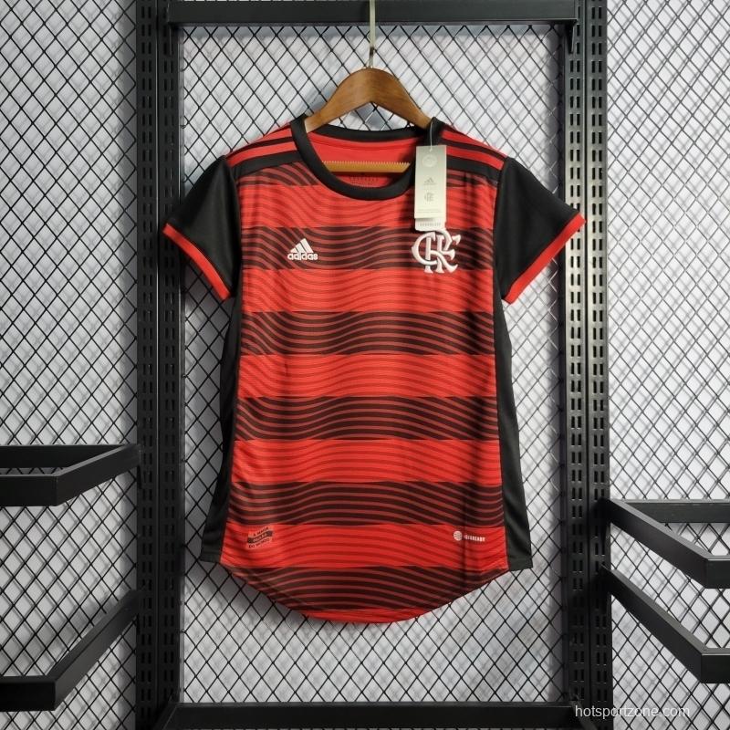22/23 Women's Flamengo Home Soccer Jersey