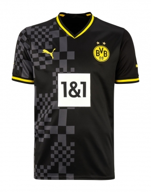 22 23 Dortmund Away Black Soccer Jersey