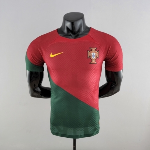 Player Version 2022 Portugal Home Soccer Jersey