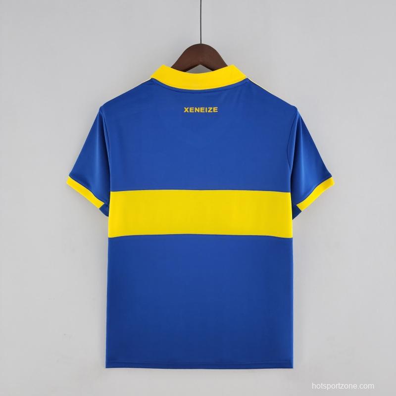 22/23 Boca Juniors Home Soccer Jersey