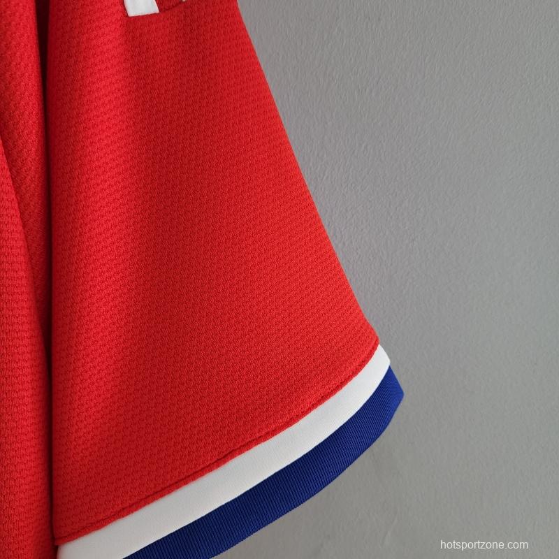 2022 Chile Home Soccer Jersey