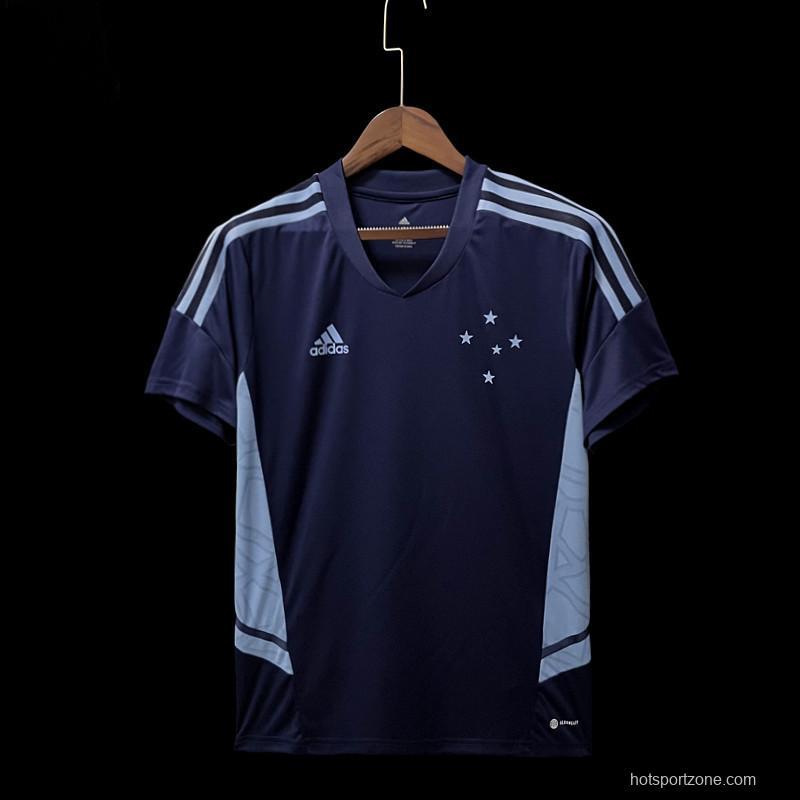 22/23 Cruzeiro Navy Training Jersey