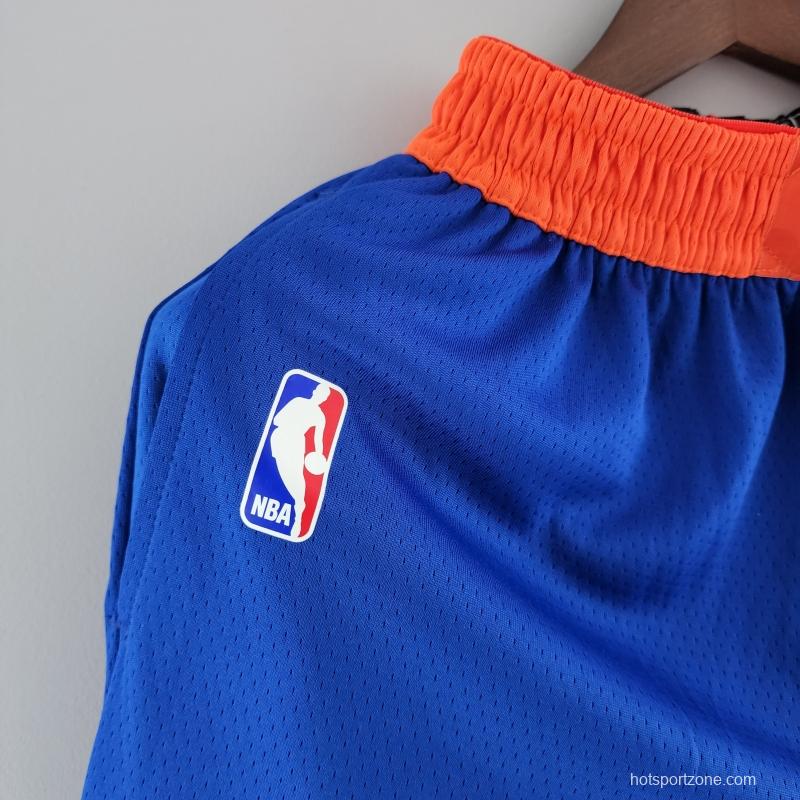 New York Knicks NBA Shorts Blue