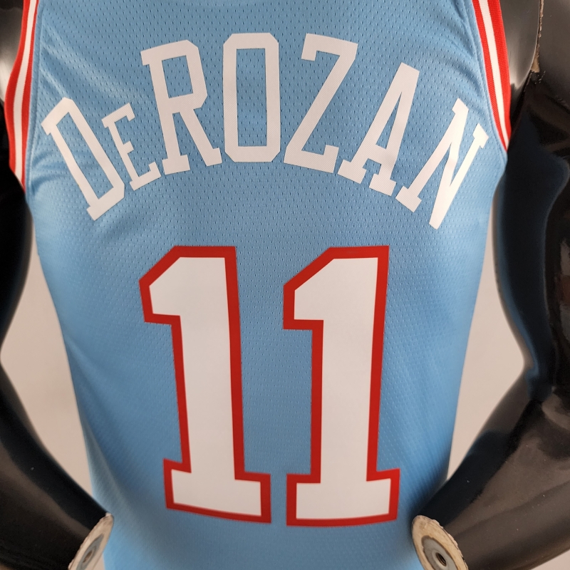 Chicago Bulls DeROZAN #11 Blue NBA Jersey