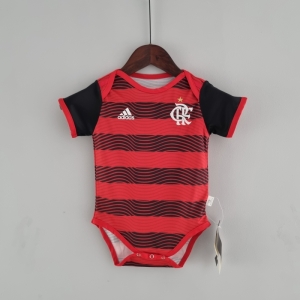22/23 Flamengo Home Baby KM#0025 9-12 Soccer Jersey