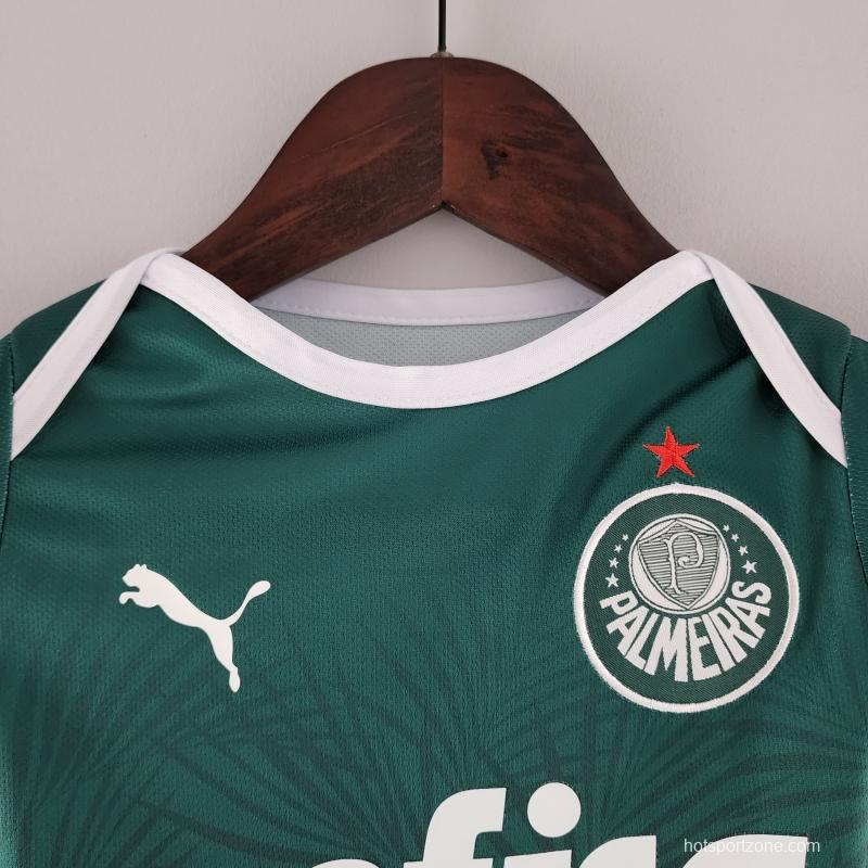 22/23 Palmeiras Home Baby Jersey 9-12 MONTH KM#0033