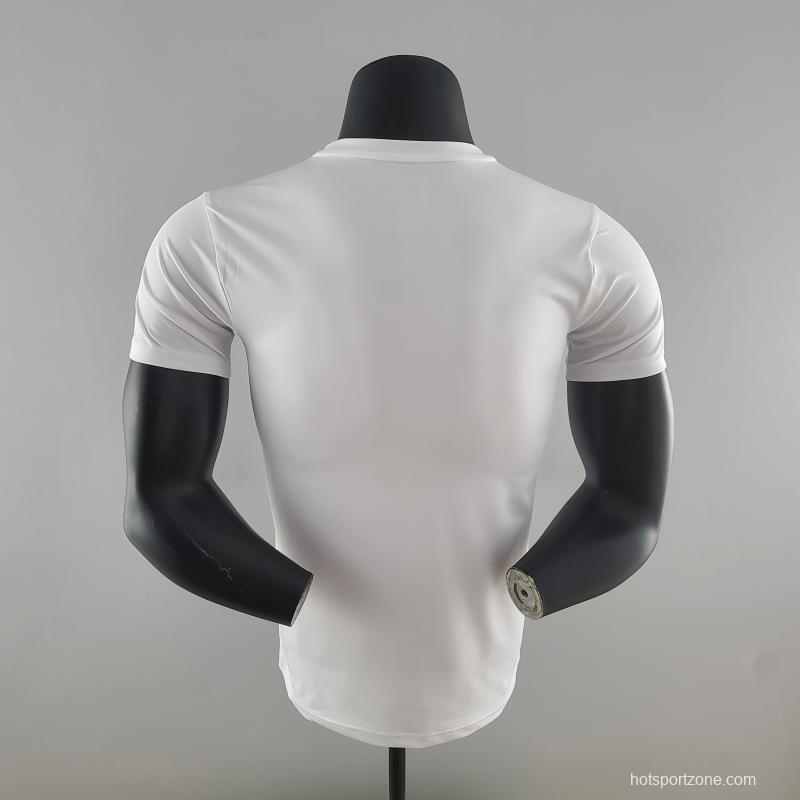 2022 NBA Offwhite Jordan 1 T-Shirts White #K000225