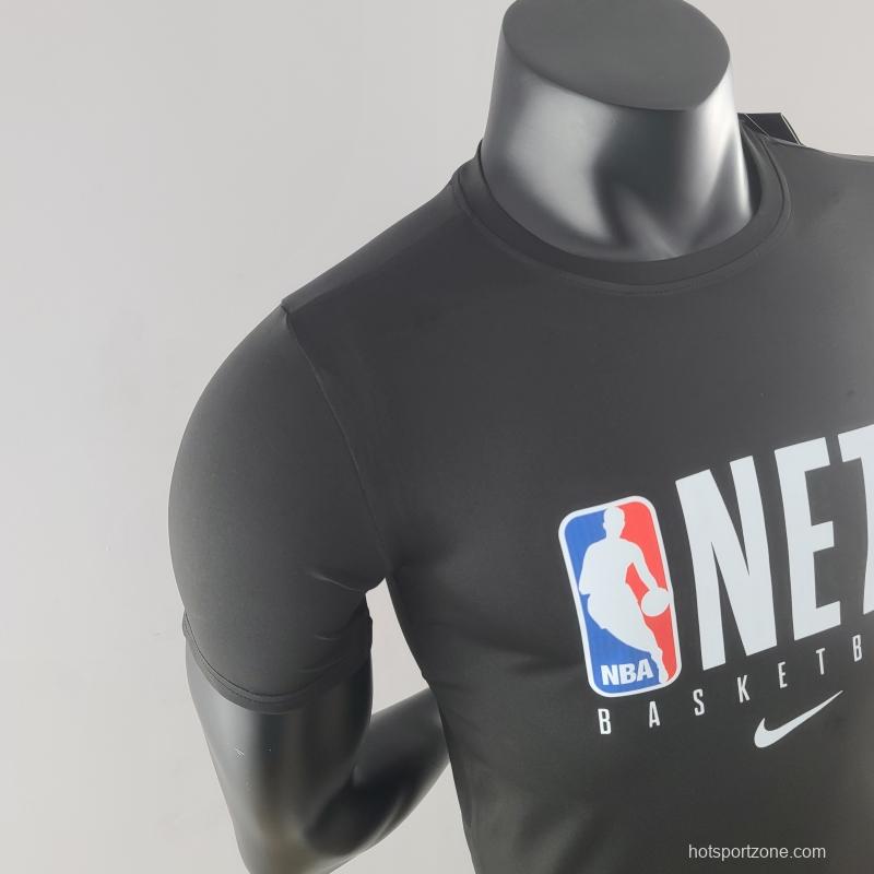 2022 NBA Basketball Nets Black T-Shirts #K000206