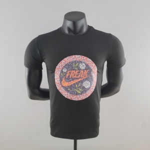 2022 NIKE Black T-Shirts Freak LOGO #K000231