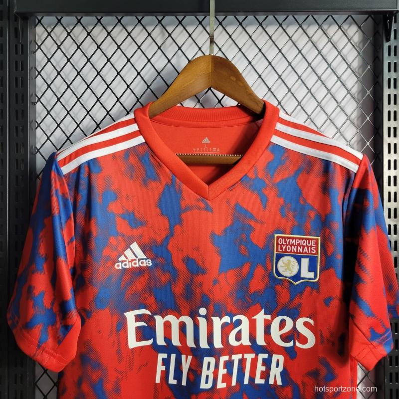 22/23 Olympique Lyonnais Lyon Away Soccer Jersey