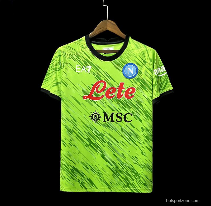 22/23 Napoli Green Goalkeeper Jersey