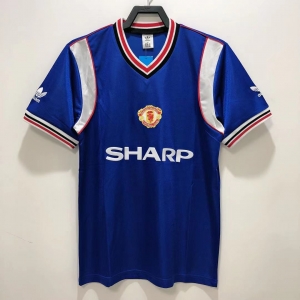 Retro 84/85 Manchester United Away Soccer Jersey