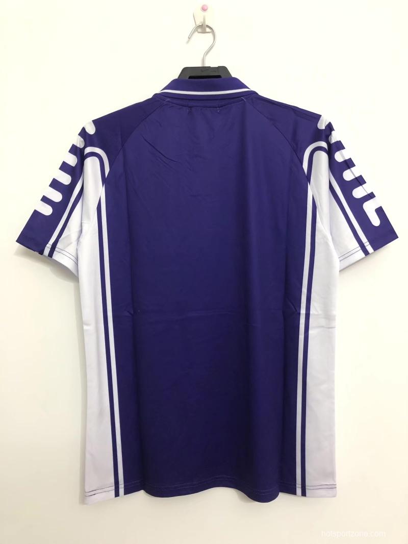 Retro 99/00 Fiorentina Home Soccer Jersey