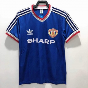 Retro 86/88 Manchester United Away Soccer Jersey