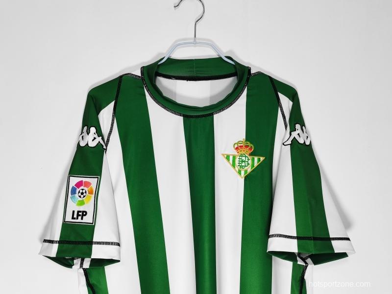 Retro 2003/04 Real Betis Home Soccer Jersey