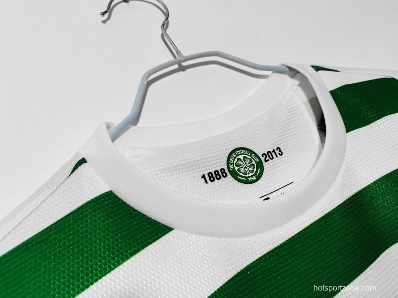 Retro 2012/13 Celtic Home 125th Anniversary Soccer Jersey