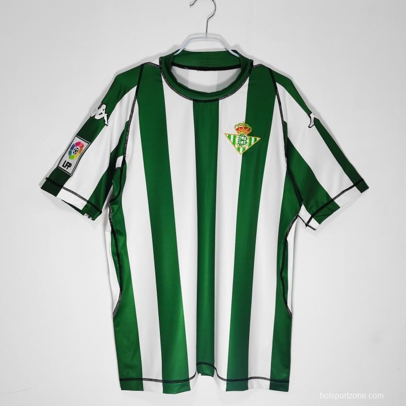 Retro 2003/04 Real Betis Home Soccer Jersey