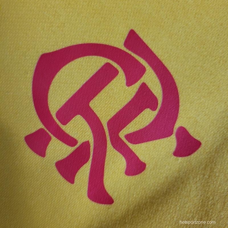 2022 Flamengo Unisex Hoodie Yellow