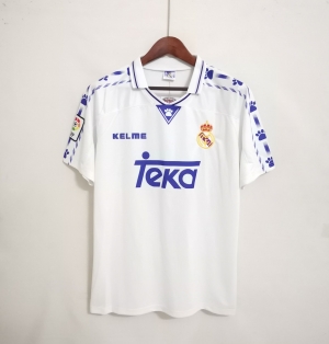 96 97 Real Madrid Home Soccer Jersey
