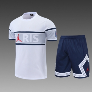 22/23 PSG Paris Saint-Germain White Jersey +Shorts