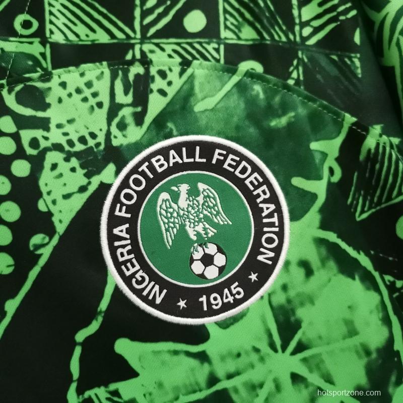 2022 Nigeria Green Training Jersey