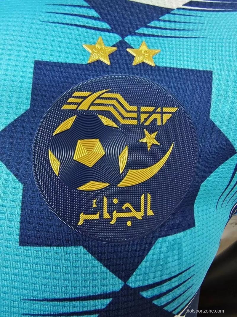 Player Version 2022 Algeria Pre-Match Blue Jersey