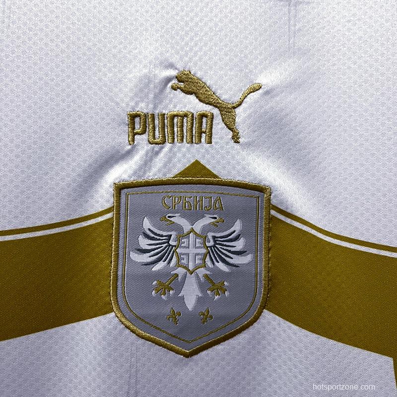2022 Serbia Away White Jersey