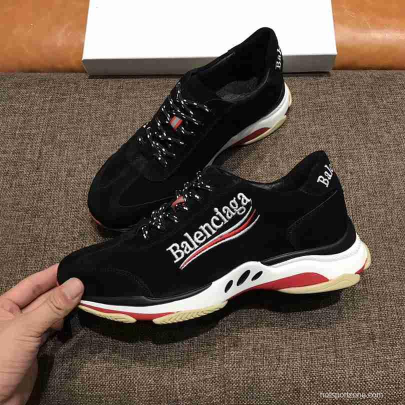 Men Balenciaga Triple S Black Sneaker Item 1216240