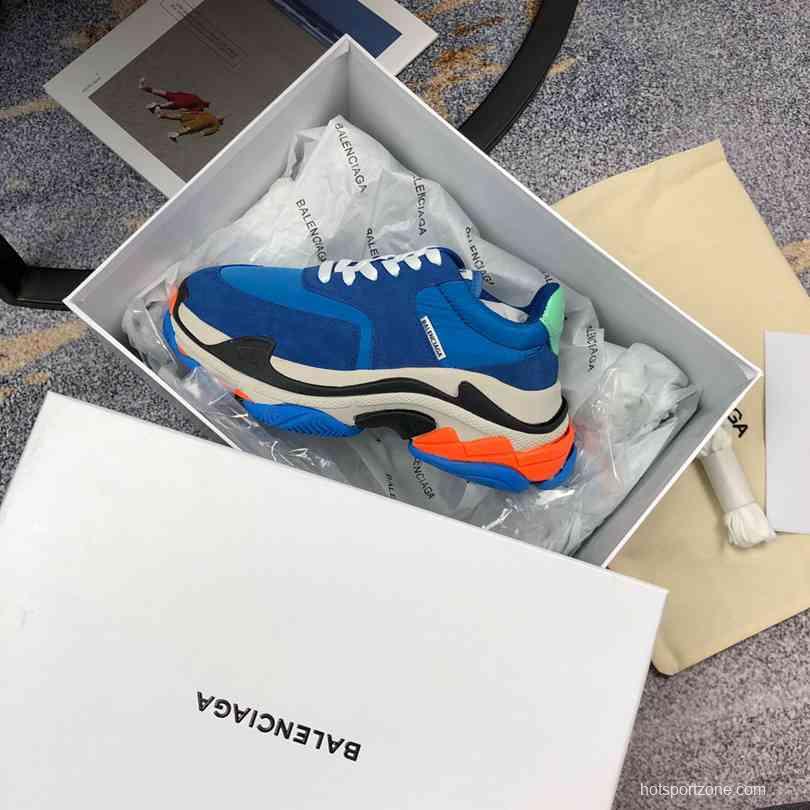 Men Balenciaga Triple-S 2 Blue Sneaker