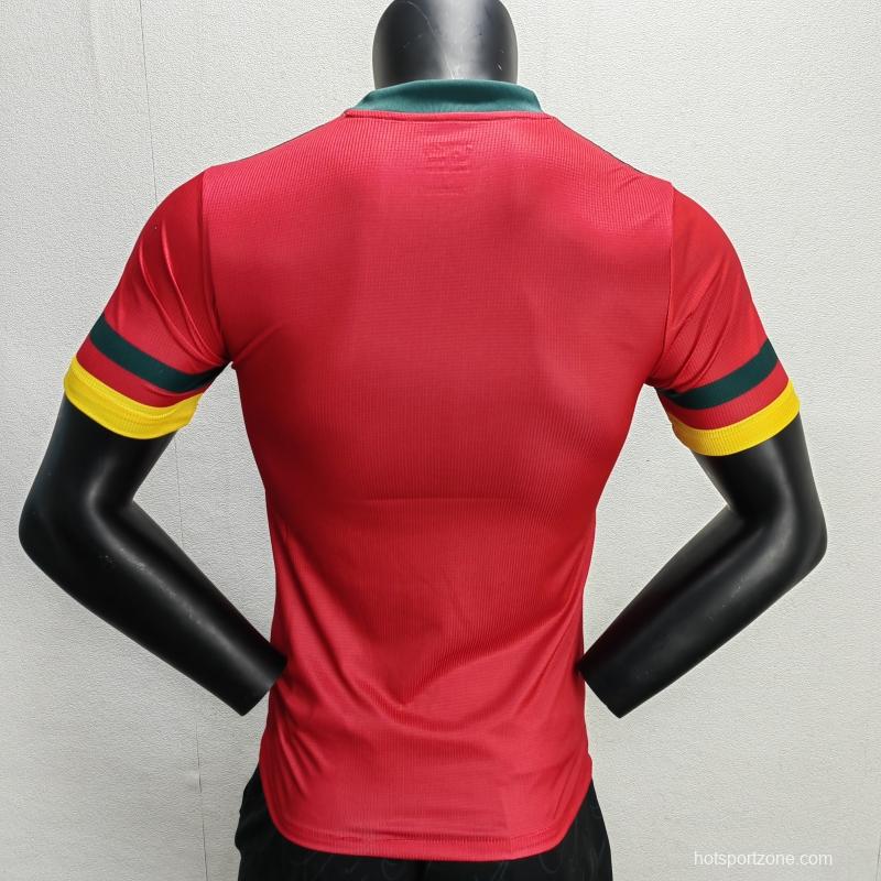 Player Version 2022 Cameroon Away Red Jersey