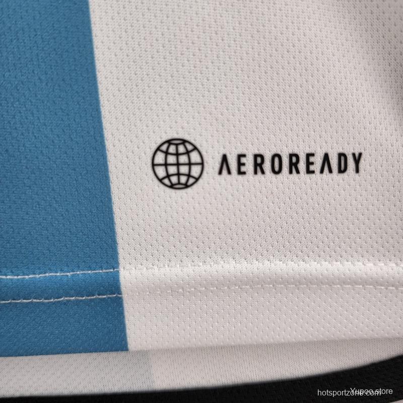 3 Stars Argentina Home Final Match Jersey