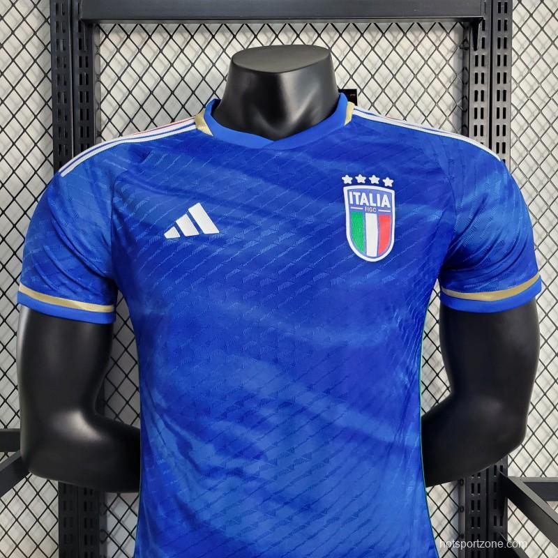 Player Version 2023 Italy Home Jersey