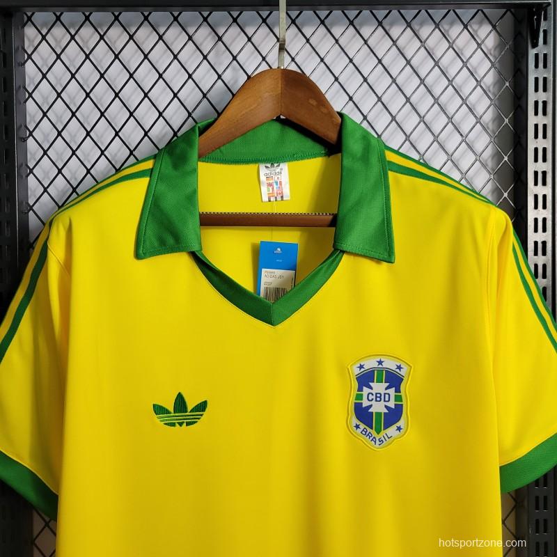 Retro 1997 Brazil Home Jersey