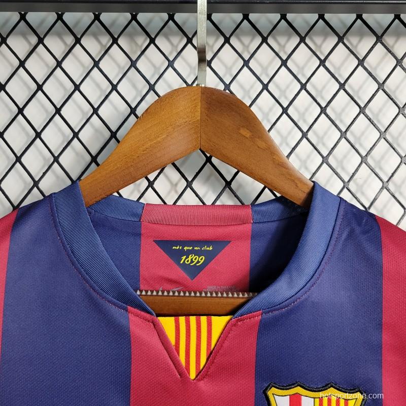 Retro 2014/15 Barcelona Home Jersey