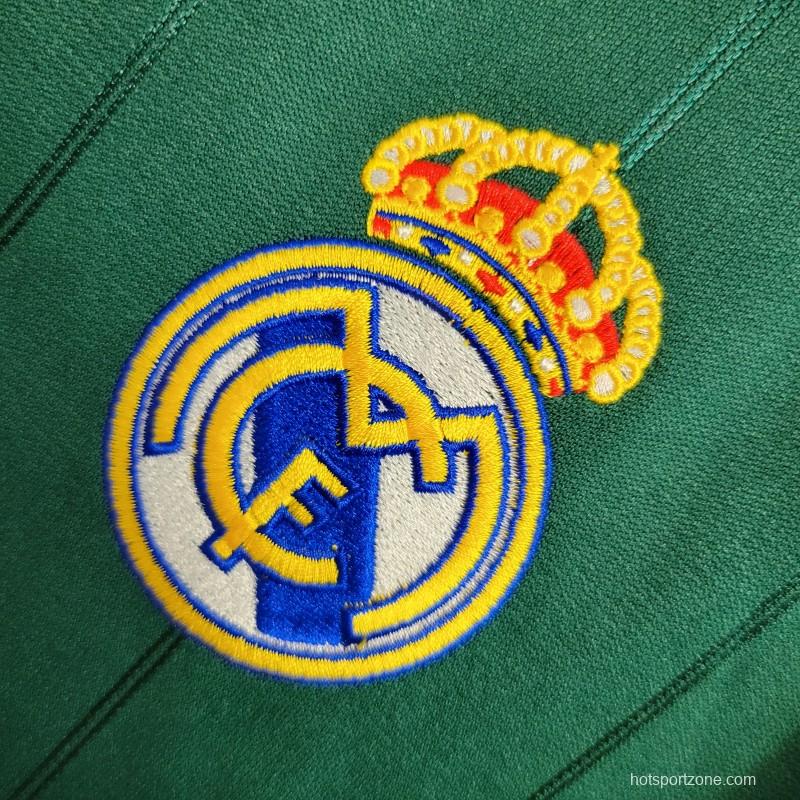 Retro Long Sleeve 2012/13 Real Madrid Third Green Jersey