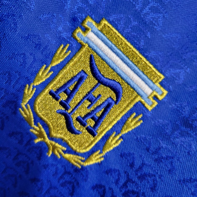 Retro 1994 Argentina Away Blue Jersey