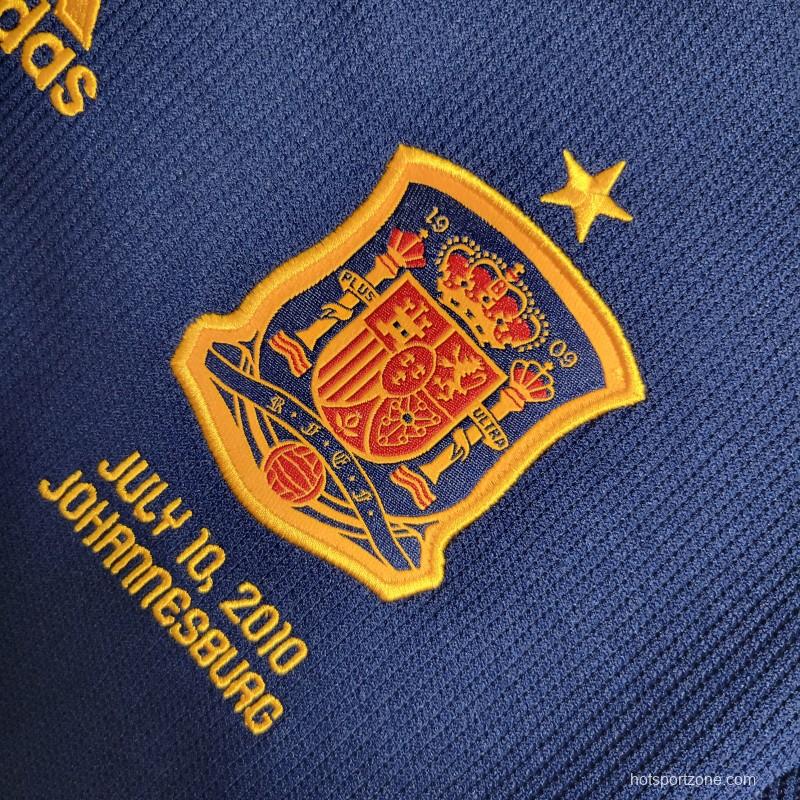 2022 Spain Blue Icon Remake 2010 Season Jersey