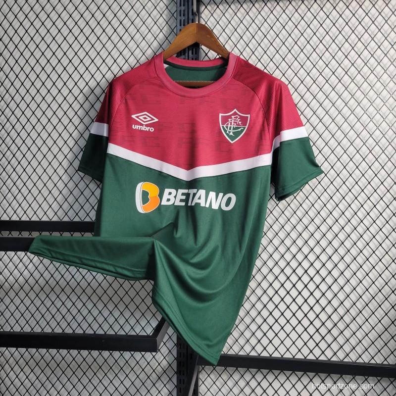 23-24 Fluminense Celestial Training Jersey Green+Red