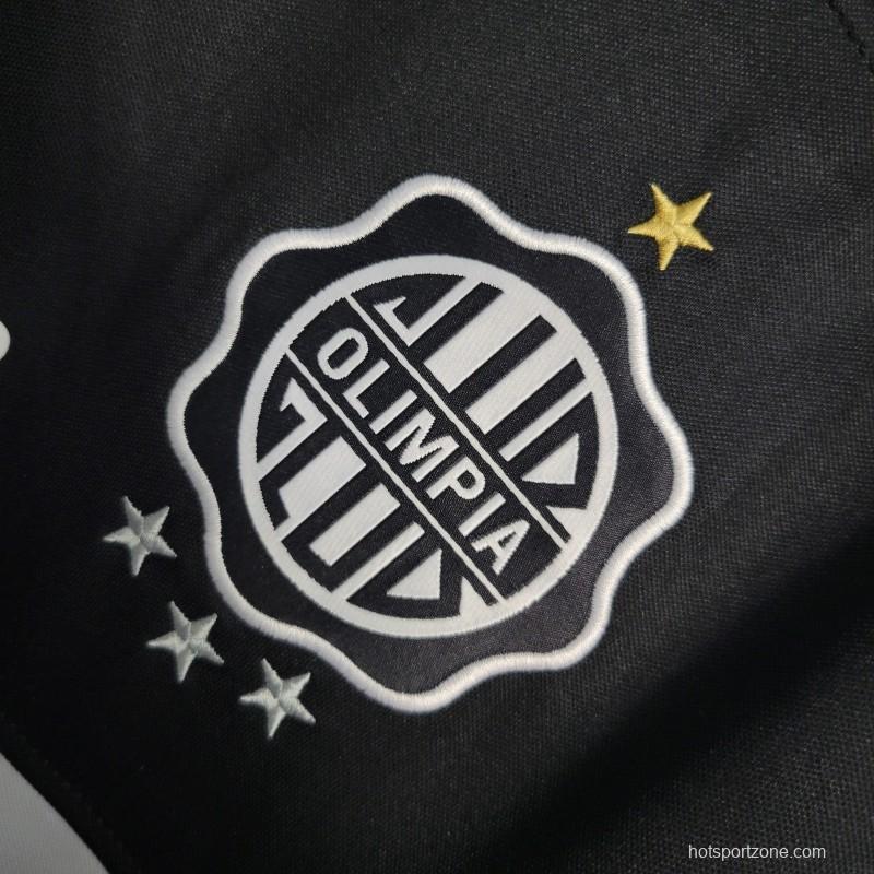 23-24 Paraguayan Club Olimpia Away Black Jersey