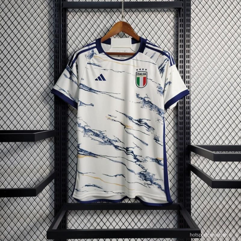 2023 Italy Away White Jersey