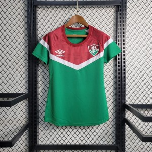 23-24 Women Fluminense Training Green Red Jersey