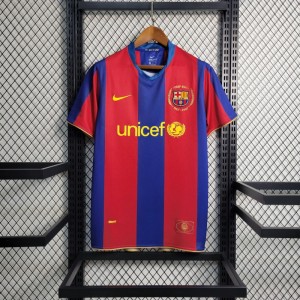 Retro 07-08 Barcelona Home Soccer Jersey